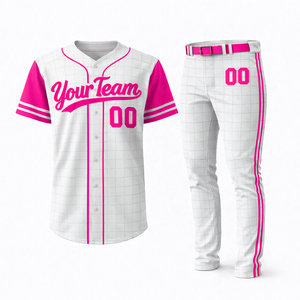 กางเกงขายาวลายทางผู้ชาย ขายส่ง รับทำโลโก้ ชุดกีฬาสีขาวพิมพ์ลายแบบ Sublimation สำหรับผู้ชาย - Product Image 3