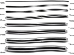 Juego de Dilatadores Hegar Premium de 8 Piezas, Tapones Uretrales Uterinos, Instrumentos Médicos Quirúrgicos de Acero Inoxidable para Ginecología con Estuche - Product Image 3