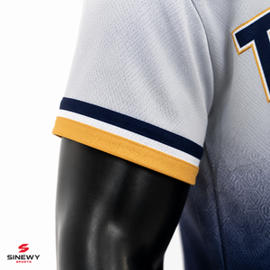 SINEWY SPORTS Camiseta de Béisbol para Hombre Adulto, Nombre del Equipo 00, Color Degradado Sublimado, Secado Rápido, Manga Corta, Corte Regular - Product Image 3