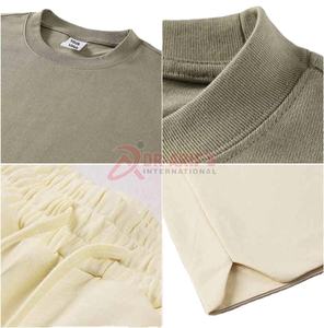 Conjunto de ropa deportiva de talla XL para hombre, camiseta de dos piezas transpirable con estampado de logotipo personalizado, pantalones cortos informales de Color sólido para verano - Product Image 5