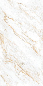 กระเบื้องปูพื้นและผนังลายหินอ่อนมันเงา Moon Crema Solid Texture ขนาด 600x1200 มม. สำหรับห้องนั่งเล่น ห้องน้ำ โรงแรม และบ้านพัก - Product Image 4
