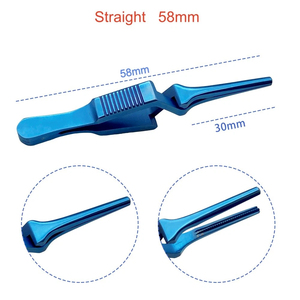 Microvascular Hemostatic Temporary Blocking Vascular Clamps Stainless Steel Surgical Instrument Reusable Microsurgery Clamp Tool - Product Image 2