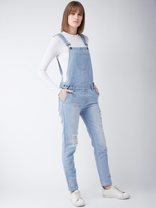 Salopette décontractée en coton pour femme, bretelles réglables, douce et confortable, idéale pour les activités de plein air ou le streetwear - Product Image 2