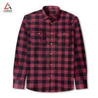 Kemeja Flanel Pria Regular Fit Terlaris 100% Katun Kasual Nyaman Bernapas Ramah Lingkungan