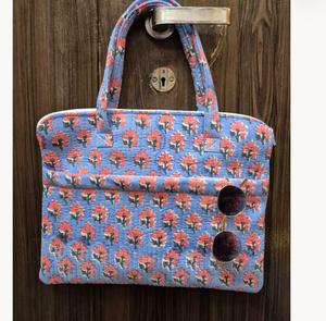 Elegant Cotton Large Single Assorted Quilted Laptop Sleeve Women Laptop <b>Bag</b> Laptop <b>Document</b> Handbag Travel Laptop Briefcase <b>Bag</b> - Product Image 4