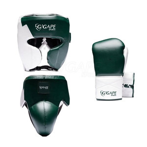 Équipement sportif en cuir de vachette personnalisable de qualité export pour l'entraînement de boxe, le kickboxing, les arts martiaux et le MMA - Product Image 1