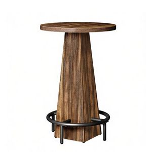 Tavolo Alto Pieghevole per Bar, Arredamento per Interni/Esterni, Casa, Seminterrato, Hotel, Giardino, Feste, con Base a Gamba - Product Image 2