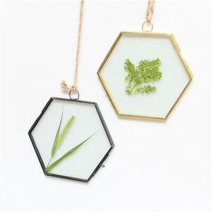 Cadre flottant de luxe en métal doré avec verre transparent pour plantes pressées, photos, décoration murale, fournisseur d'articles d'intérieur - Product Image 6