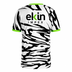 Camiseta de fútbol con estampado por sublimación personalizada, camiseta de entrenamiento deportivo de manga corta para hombre - Product Image 2