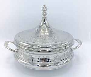 Casserole en acier inoxydable finition argentée, fond pour cuisinière à induction et à gaz, antiadhésive, multifonctionnelle pour la cuisine - Product Image 1