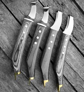 Cuchillos para pezuñas de alta calidad con mango de madera, bajo MOQ, precio razonable, para uso veterinario en caballos - Product Image 4