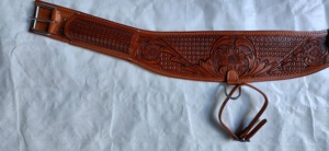 Sangle de Selle Western en Cuir pour Cheval avec Taille et Couleur Personnalisables, OEM/ODM Disponibles, Meilleure Qualité à Prix de Gros - Product Image 5