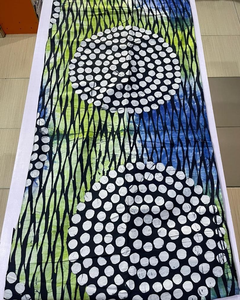 Tissu en coton Ankara imprimé wax africain de haute qualité pour robes, tenues de soirée, tenues de mariage, décoration intérieure, vente en gros, exportation - Product Image 2