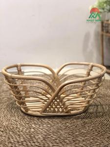 Panier bébé en rotin rustique pour la photographie de nouveau-nés, rangement écologique pour enfants - Product Image 1