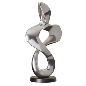 Collection de sculptures métalliques de luxe, figurines d'art haut de gamme pour salon, hall d'hôtel, bureau, jardin, décoration intérieure - Product Image 3