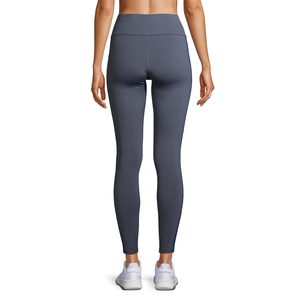 Pantalons de yoga pour femmes, couleur unie, design personnalisé, taille haute élastique, écologiques, respirants, séchage rapide, matière Spandex/Nylon - Product Image 2