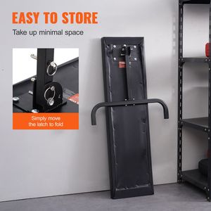 Piattaforma mobile da officina da 40 pollici per meccanici, capacità di carico 330 libbre, altezza regolabile 20.3-27.4, attrezzo per riparazioni auto e garage - Product Image 6