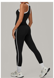Ensemble de vêtements de sport et de fitness pour femmes, tenue de sport active, ensemble de 2 pièces pour l'entraînement - Product Image 3