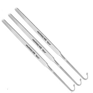 Ganchos de Snook Manuales Avanzados de Acero Inoxidable de Alta Calidad para Aplicaciones Quirúrgicas, para una Eliminación Ovariana y Uterina Eficiente, Pequeños - Product Image 2