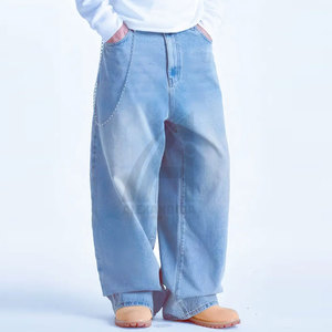 Pantalons pour hommes, style nouveau, usage extérieur, lavés, de qualité supérieure, couleur unie, coupe ample, à prix avantageux, par Alexandria Industries - Product Image 3