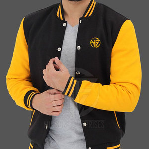 Durable Men <b>Letterman</b> <b>Jacket</b> With Timeless Style Suitable For Casual Winter <b>Jacket</b> Outfits In Stock - Product Image 3
