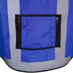 เสื้อกั๊กสะท้อนแสงเพื่อความปลอดภัยสำหรับบุรุษและสตรี สีและโลโก้ปรับแต่งได้ กระเป๋าอเนกประสงค์ ชุดยูนิฟอร์มรปภ. 100% - Product Image 5