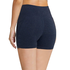 Shorts de yoga taille haute respirants et imperméables pour femmes en mélange de coton – Idéal pour la gym et l'entraînement - Product Image 4