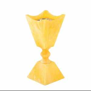 Brûleur d'encens portable en bois et résine, support de bougie en forme de fleur pour activités religieuses RR ENTERPRISES Modèle RR202519739 Inde - Product Image 1