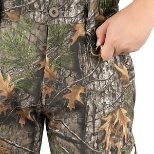 Pantalones Cargo de Camuflaje para Hombre, Corte Recto, Múltiples Bolsillos, Transpirables, Estilo Ropa de Trabajo, para Otoño y Actividades al Aire Libre - Product Image 4