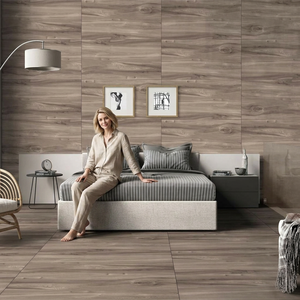 กระเบื้องพอร์ซเลนลายไม้ Berlin Wood Almond Rustic ขนาด 20 มม. 24x48 นิ้ว สำหรับปูพื้นและผนังห้องน้ำภายนอกบ้าน - Product Image 5