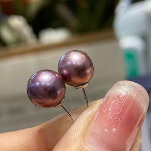 Boucles d'oreilles en perles baroques d'eau douce pour femmes, bijoux en argent 925, 15-25 mm, idée cadeau pour les fêtes - Product Image 2