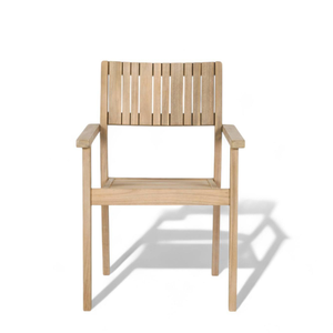 Table à manger carrée en teck au design minimaliste pour la maison et le jardin, meubles de salon et d'extérieur, durable et écologique - Product Image 3