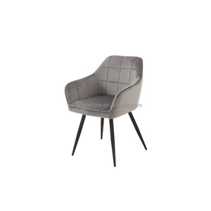 Sillas de Comedor de Lujo Grises Premium con Reposabrazos para Apartamentos, Hoteles y Restaurantes - Product Image 6