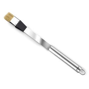 Spazzola per barbecue in acciaio inossidabile con manico lungo per grigliare, cucinare e applicare condimenti, resistente al calore - Product Image 1