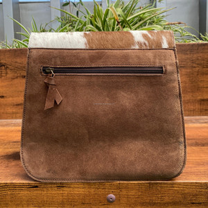 Nouveaux sacs à bandoulière en cuir suédé marron gravés au laser personnalisés pour femmes sacs à main de créateur en cuir de vachette - Product Image 5