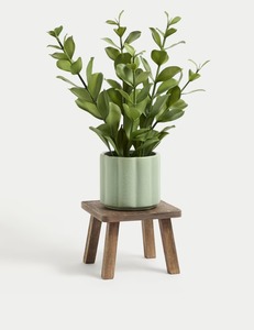 Support de plante en bois massif fait main de qualité supérieure pour décoration intérieure et extérieure - Product Image 4