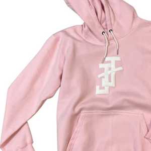 Sudadera con Capucha Rosa Jack and Jill con Logotipo Blanco, Sudadera Informal para Mujer, Sudadera con Capucha Elegante para Uso Diario - Product Image 5