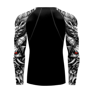 Custom Logo Mens Rash Guard Full Sleeve Quick Dry Athletic <b>Compression</b> <b>Shirt</b> Manufacturer Bulk Supply - Product Image 5