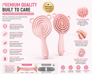 หวีนวดสัตว์เลี้ยง แปรงขนนุ่มสำหรับสุนัขและแมว ขายส่ง - Product Image 3