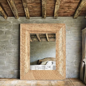 Cadre photo 4x6 en bois rustique avec verre trempé véritable, boîte cadeau, cadre en bois de grange avec coins arrondis pour table - Product Image 3