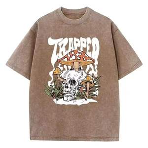 Drop Shoulder Sublimation Custom Print 100% Cotton Men's Short Sleeves T <b>Shirts</b> Casual Cotton O-Neck Summer T <b>Shirt</b> Cheap Price - Product Image 1