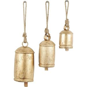 Home decor Gold Metal Bell Set Customizable Size Shape Eco-Friendly Handmade Modern <b>Christmas</b> Tree Custom Logo High Standard - Product Image 1