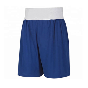 Shorts de sport pour hommes en satin blanc, taille haute élastique, avec blocs de couleur et bandes latérales, respirants, avec empiècements en maille respirante - Product Image 2