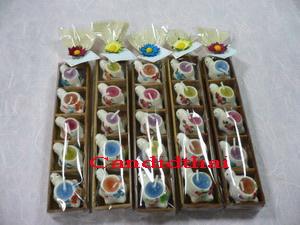 ชุดเทียนหอมและธูปหอมทำมือจากขี้ผึ้งถั่วเหลือง สำหรับตกแต่งบ้าน ผลิตในประเทศไทย - Product Image 6