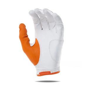 Custom Logo Breathable Soft Genuine Leather <b>Golf</b> Glove Right Hand Unisex Solid Color Outdoor Sports Hook And Loop Closure - Product Image 1