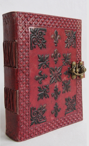 Wholesale high class leather <b>notebook</b> Handmade embossed celtic cross <b>blank</b> leather <b>notebook</b> - Product Image 6