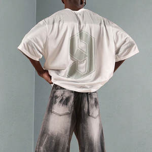 เสื้อยืดคอกลมผู้ชาย PEER SPORTS PS-MT-4306 คุณภาพสูง ขายส่ง ผ้าฝ้าย 100% แบบเรียบ รับสั่งทำพิมพ์ลาย DTG ทรงโอเวอร์ไซส์ สีพื้น - Product Image 3