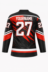 Nouveau Maillot de Hockey sur Glace Unisexe 2026 Style Personnalisé pour Joueurs Professionnels en Polyester Respirant Séchage Rapide Haute Qualité Coupe Ample 220g - Product Image 2