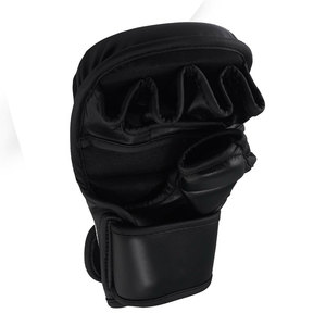 Gants de boxe en cuir, nouveau design, professionnels, sur mesure, demi-doigts, MMA, pour adultes, imperméables et respirants. - Product Image 5