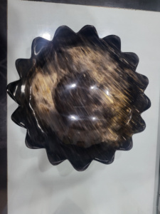 American Style Acacia <b>Wood</b> <b>Fruit</b> Salad Serving Bowl Disposable Enamel Mango handmade from India at cheap price - Product Image 2